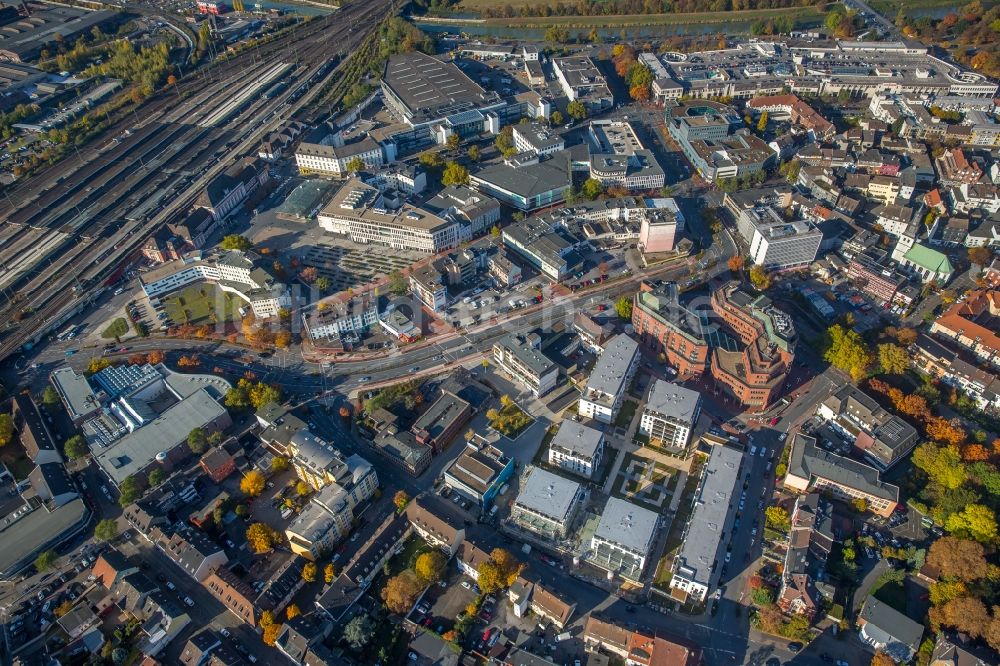 Hamm aus der Vogelperspektive: Stadtansicht des Innenstadtbereiches in Hamm im Bundesland Nordrhein-Westfalen