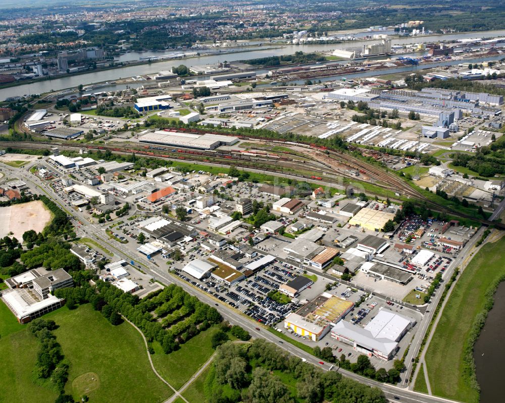 Luftbild Kehl - Stadtansicht des Innenstadtbereiches in Kehl im Bundesland Baden-Württemberg, Deutschland