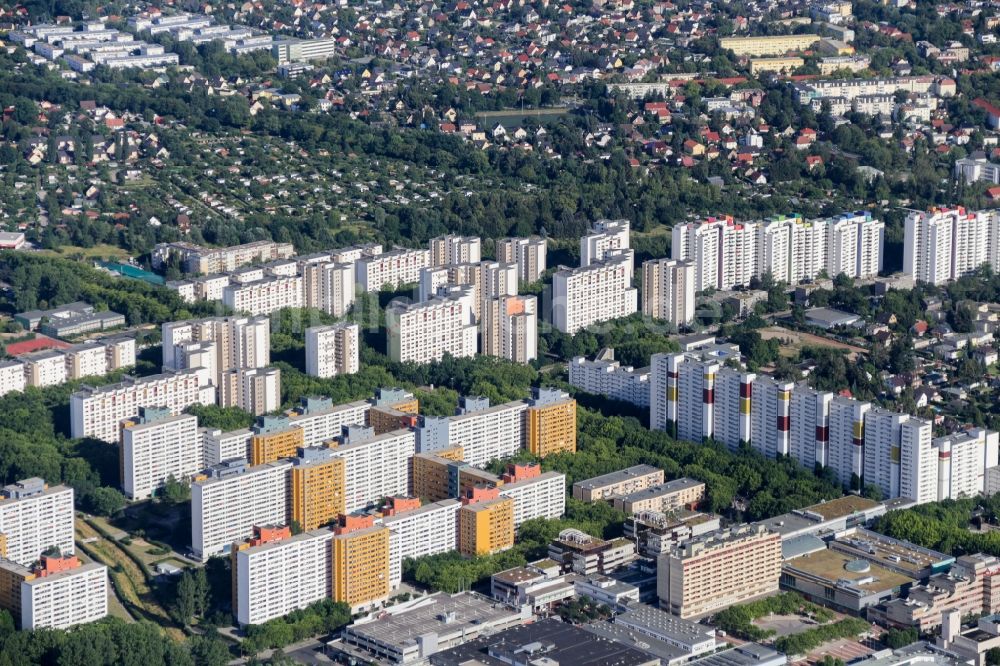 Luftaufnahme Berlin - Stadtansicht des Innenstadtbereiches Märkisches Viertel in Berlin