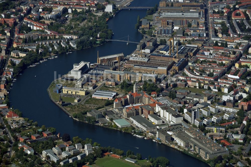 Luftaufnahme Berlin - Stadtansicht des Innenstadtbereiches Oberschöneweide in Berlin