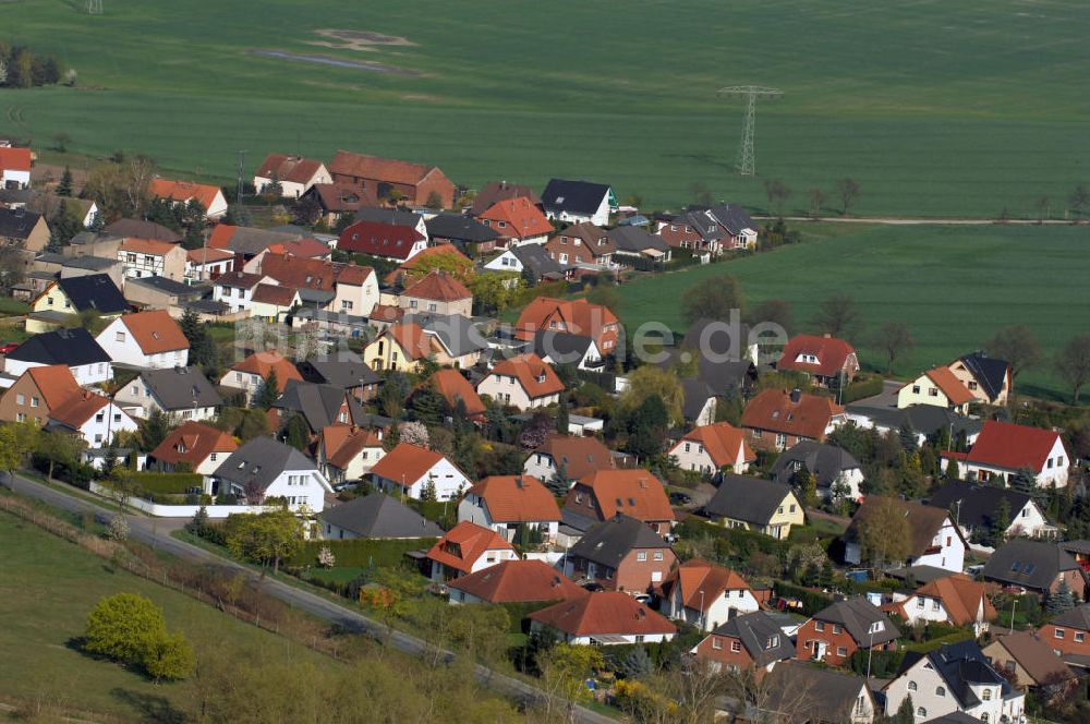 Jersleben von oben - Stadtansicht Jersleben