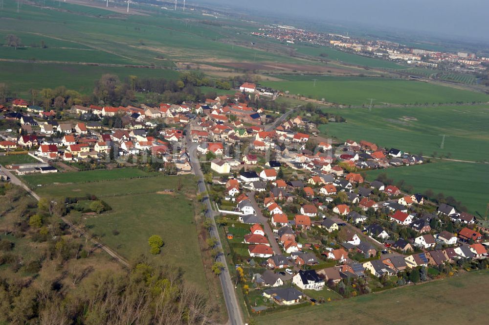 Luftbild Jersleben - Stadtansicht Jersleben