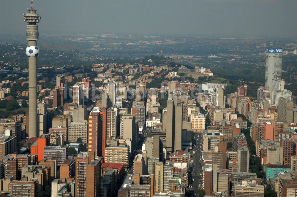 Johannesburg von oben - Stadtansicht von Johannesburg / Cityscape from Johannesburg