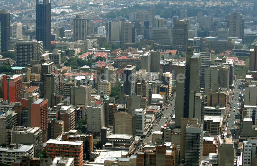 Luftbild Johannesburg - Stadtansicht von Johannesburg / Cityscape from Johannesburg