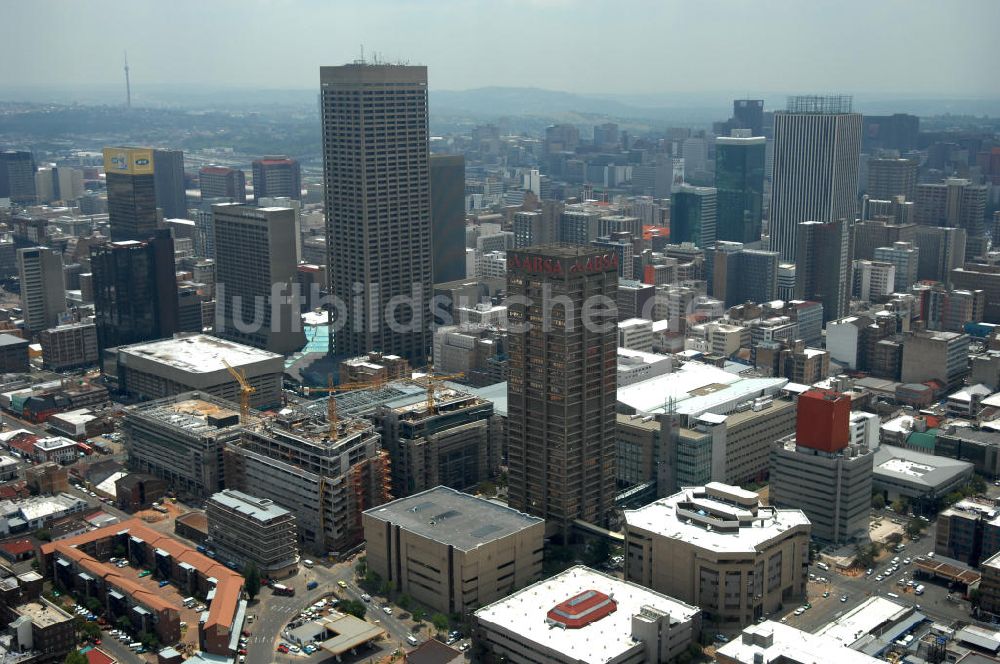 Johannesburg von oben - Stadtansicht von Johannesburg / Cityscape from Johannesburg