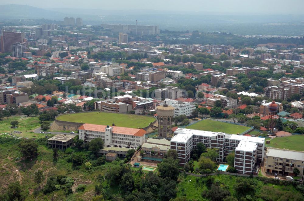 Johannesburg aus der Vogelperspektive: Stadtansicht von Johannesburg, Südafrika