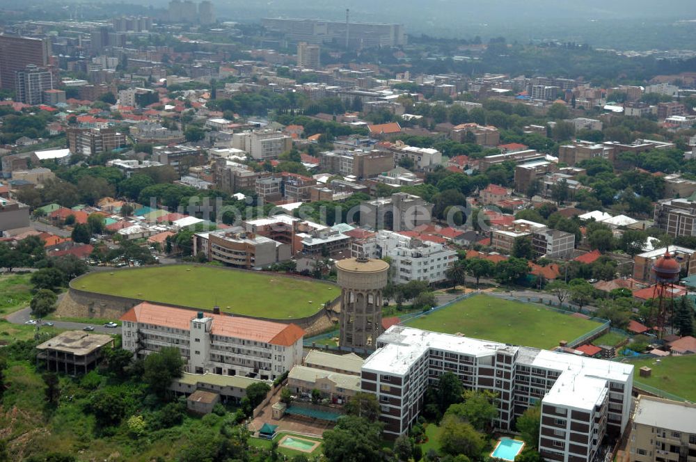 Luftbild Johannesburg - Stadtansicht von Johannesburg, Südafrika