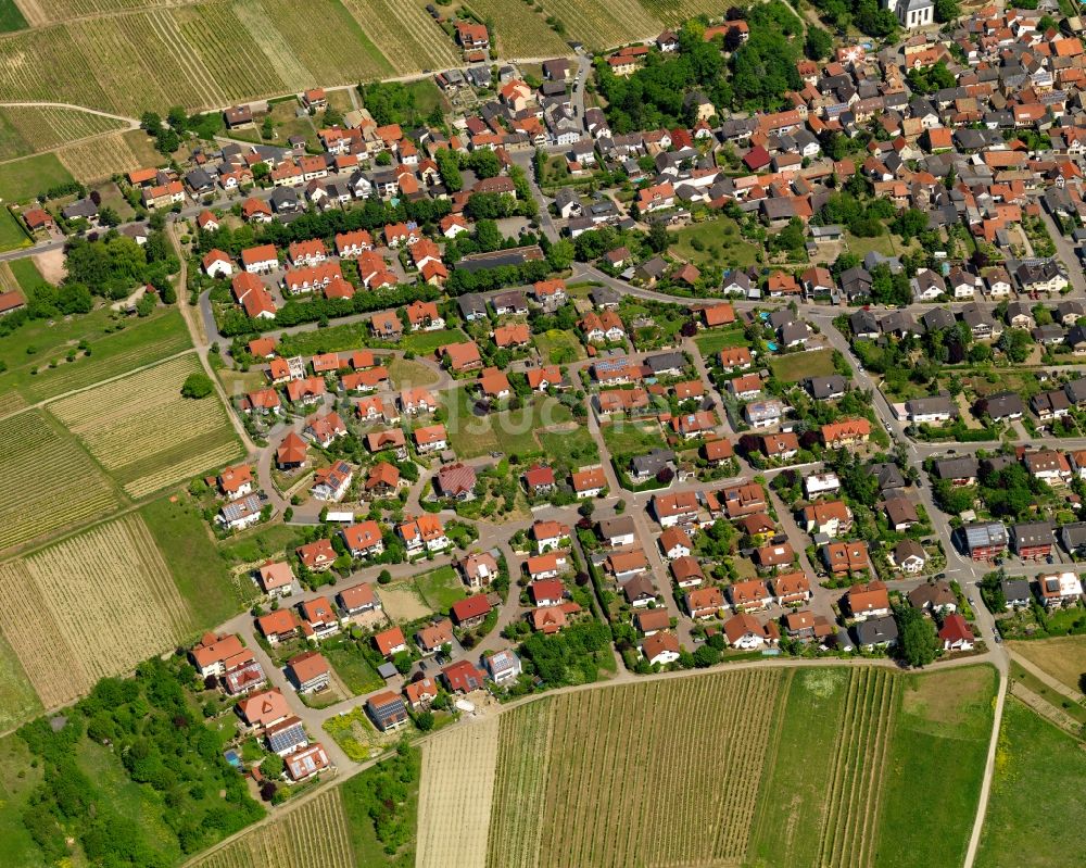 Luftbild Jugenheim in Rheinhessen - Stadtansicht von Jugenheim in Rheinhessen im Bundesland Rheinland-Pfalz