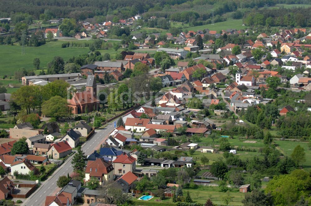 Gardelegen OT Jävenitz aus der Vogelperspektive: Stadtansicht Jävenitz in Sachsen-Anhalt