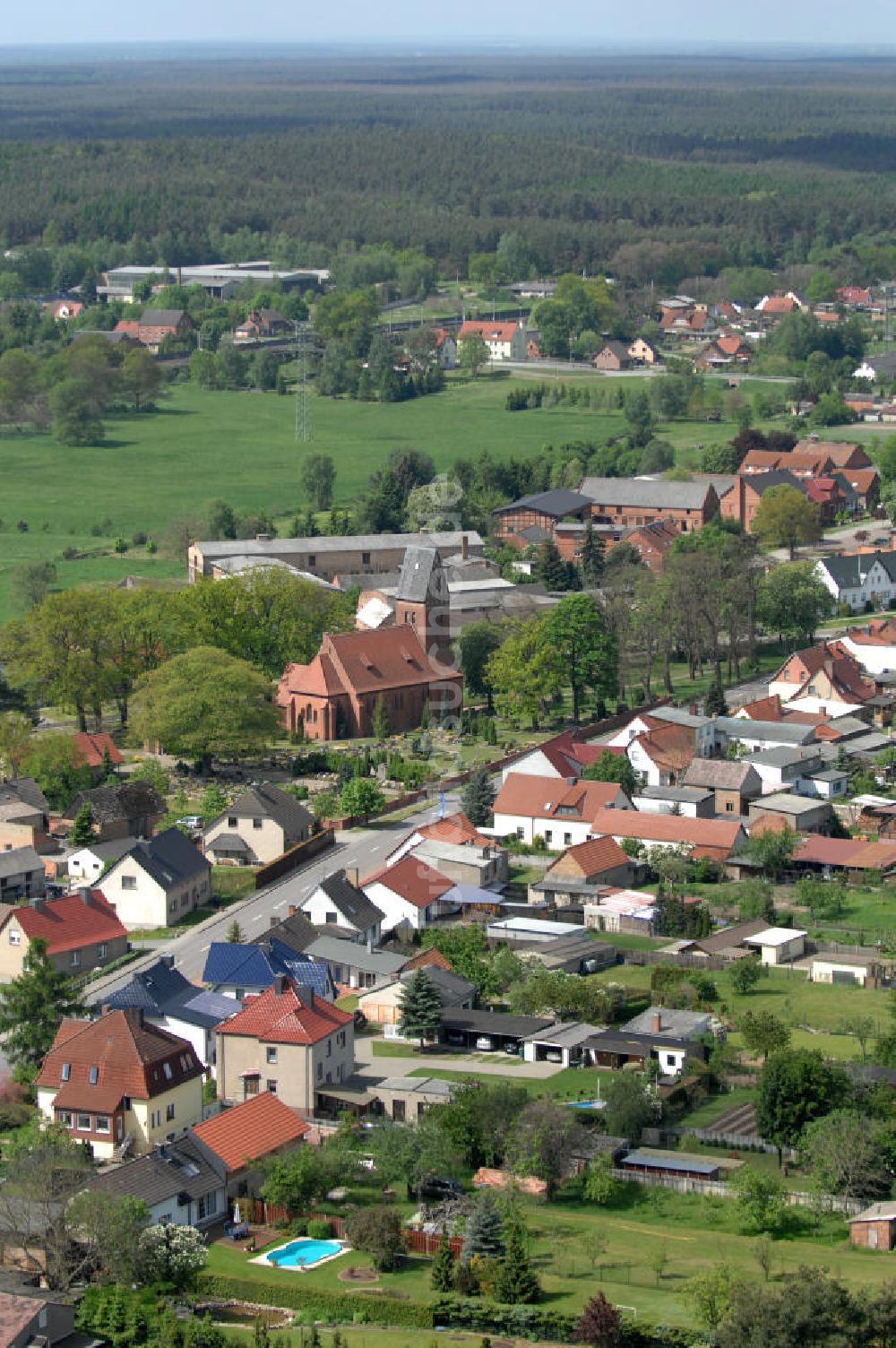 Luftaufnahme Gardelegen OT Jävenitz - Stadtansicht Jävenitz in Sachsen-Anhalt