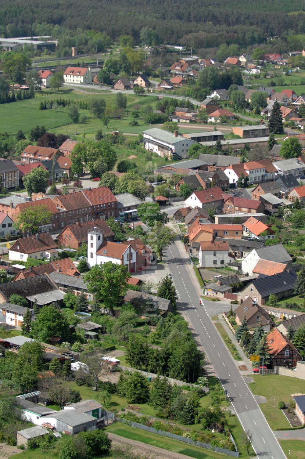 Gardelegen OT Jävenitz von oben - Stadtansicht Jävenitz in Sachsen-Anhalt