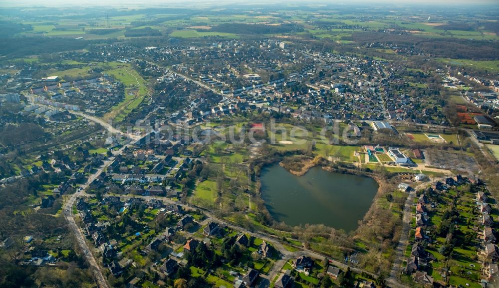 Kamp-Lintfort von oben - Stadtansicht von Kamp-Lintfort im Bundesland Nordrhein-Westfalen