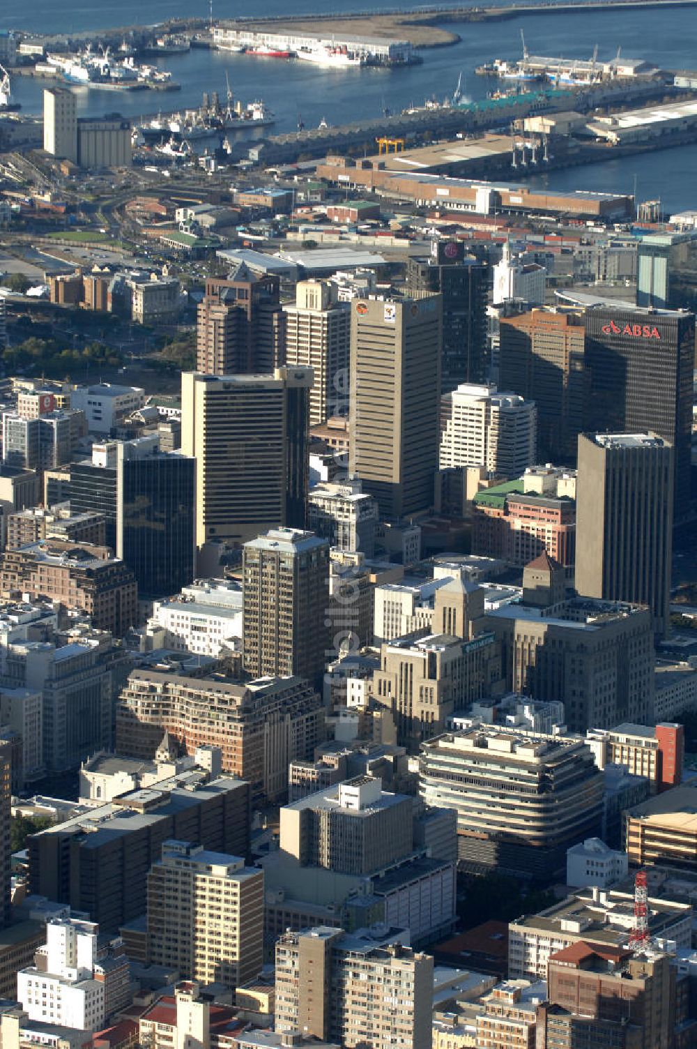 Kapstadt / Cape Town aus der Vogelperspektive: Stadtansicht Kapstadt - City View Cape Town