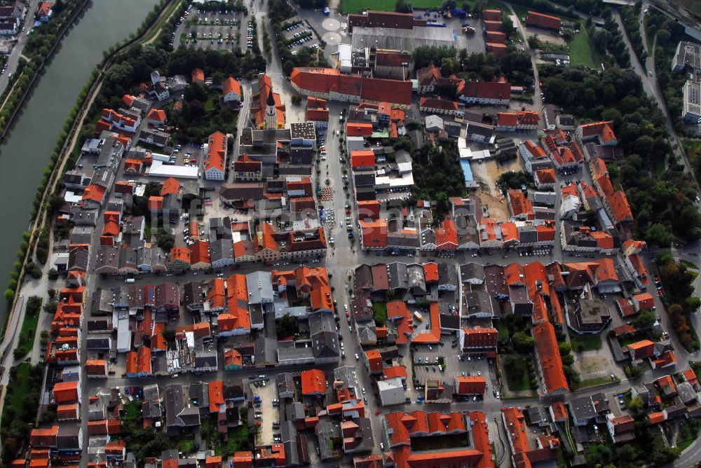 Kelheim aus der Vogelperspektive: Stadtansicht Kelheim