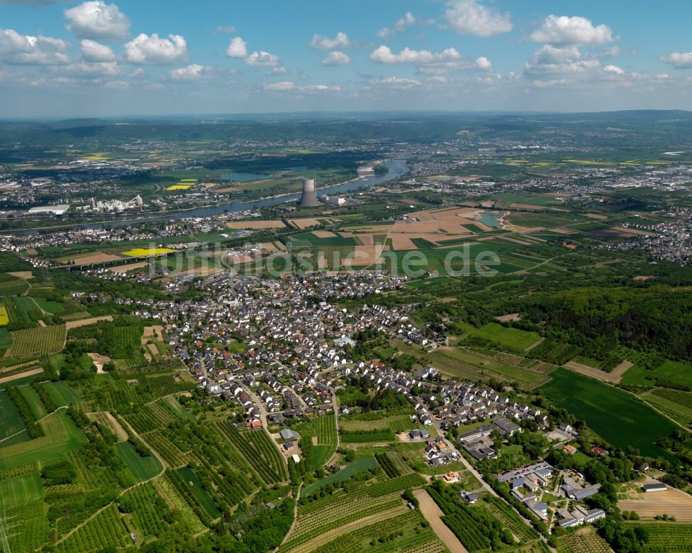 Kettig aus der Vogelperspektive: Stadtansicht von Kettig im Bundesland Rheinland-Pfalz