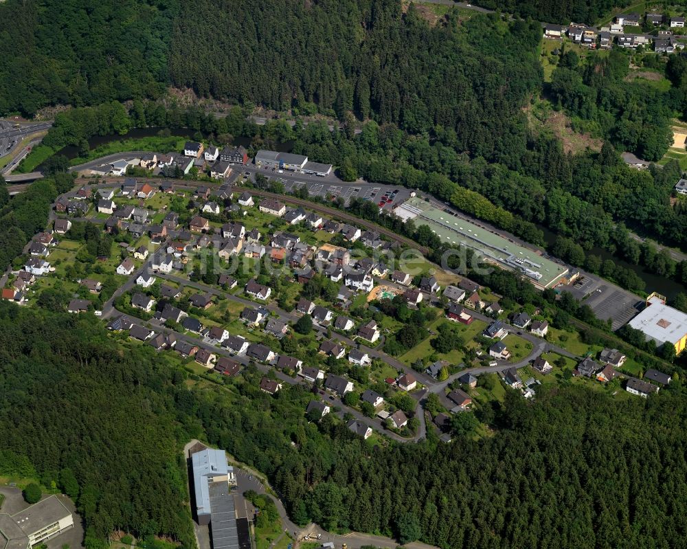 Luftaufnahme Kirchen (Sieg) - Stadtansicht von Kirchen (Sieg) im Bundesland Rheinland-Pfalz