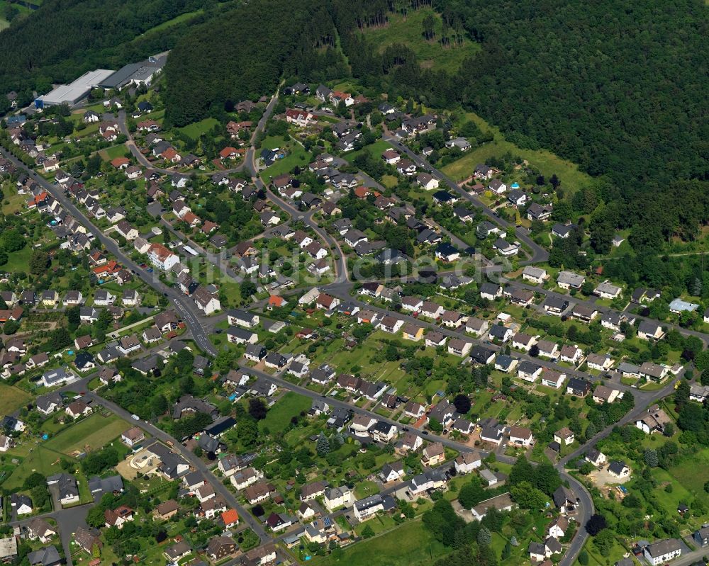 Kirchen (Sieg) von oben - Stadtansicht von Kirchen (Sieg) im Bundesland Rheinland-Pfalz