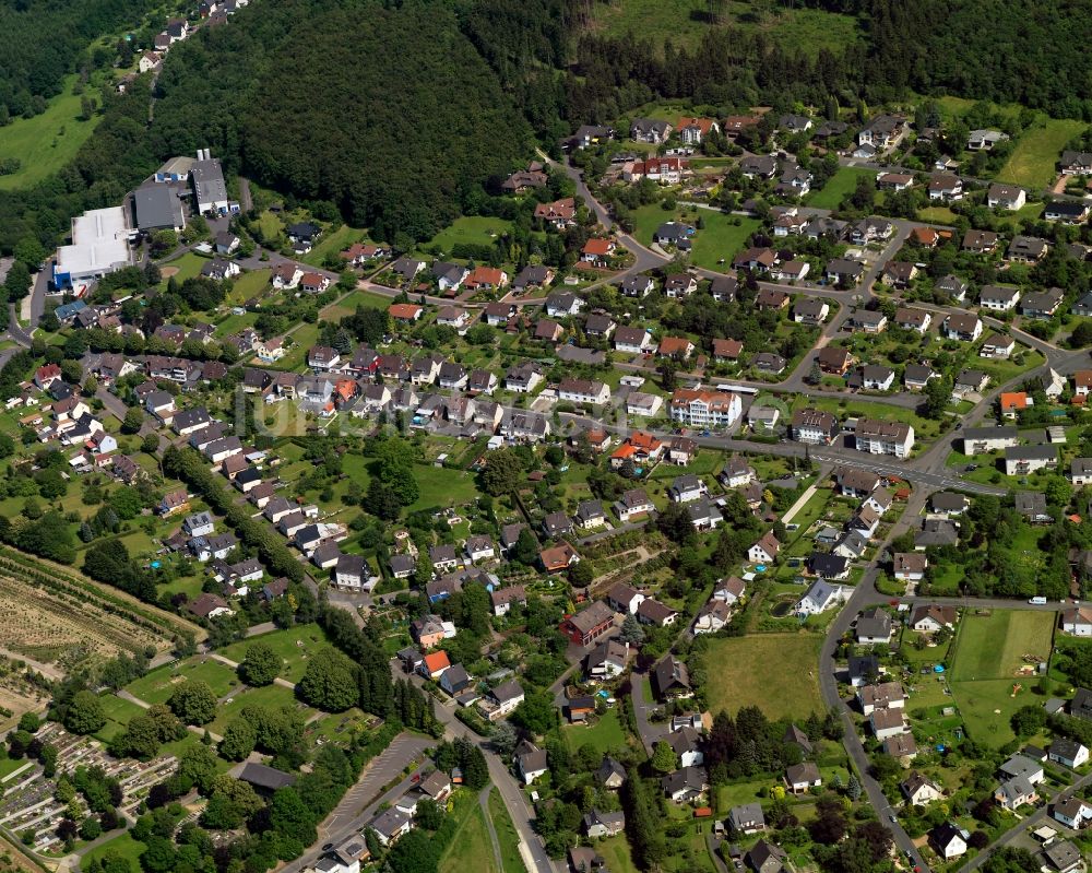 Luftbild Kirchen (Sieg) - Stadtansicht von Kirchen (Sieg) im Bundesland Rheinland-Pfalz