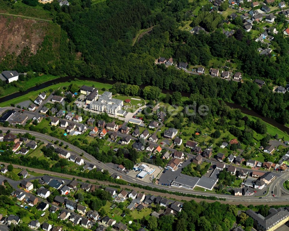 Kirchen (Sieg) aus der Vogelperspektive: Stadtansicht von Kirchen (Sieg) im Bundesland Rheinland-Pfalz