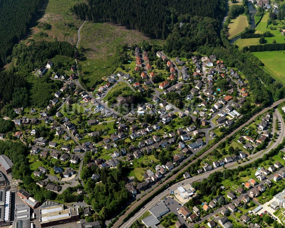 Luftbild Kirchen (Sieg) - Stadtansicht von Kirchen (Sieg) im Bundesland Rheinland-Pfalz