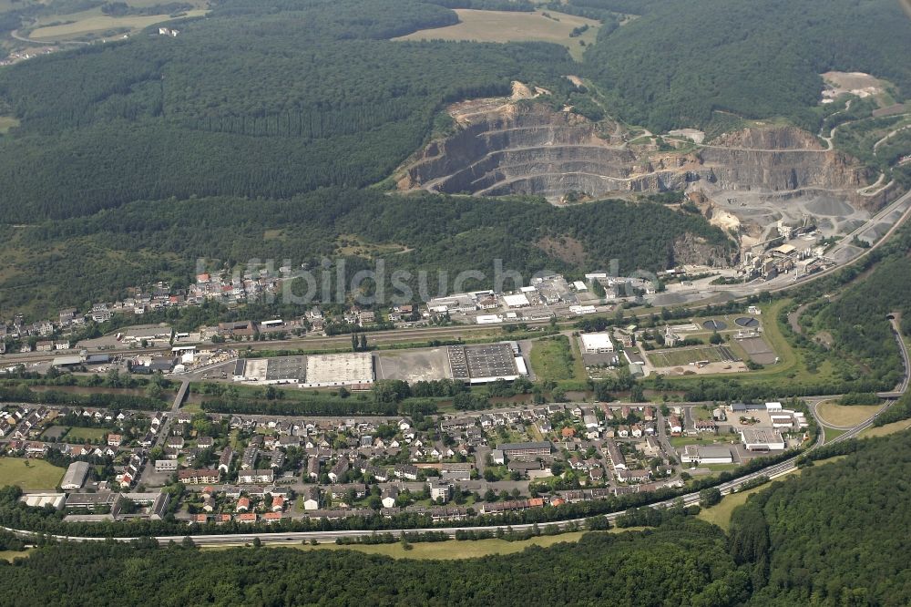 Kirn aus der Vogelperspektive: Stadtansicht von Kirn im Bundesland Rheinland-Pfalz