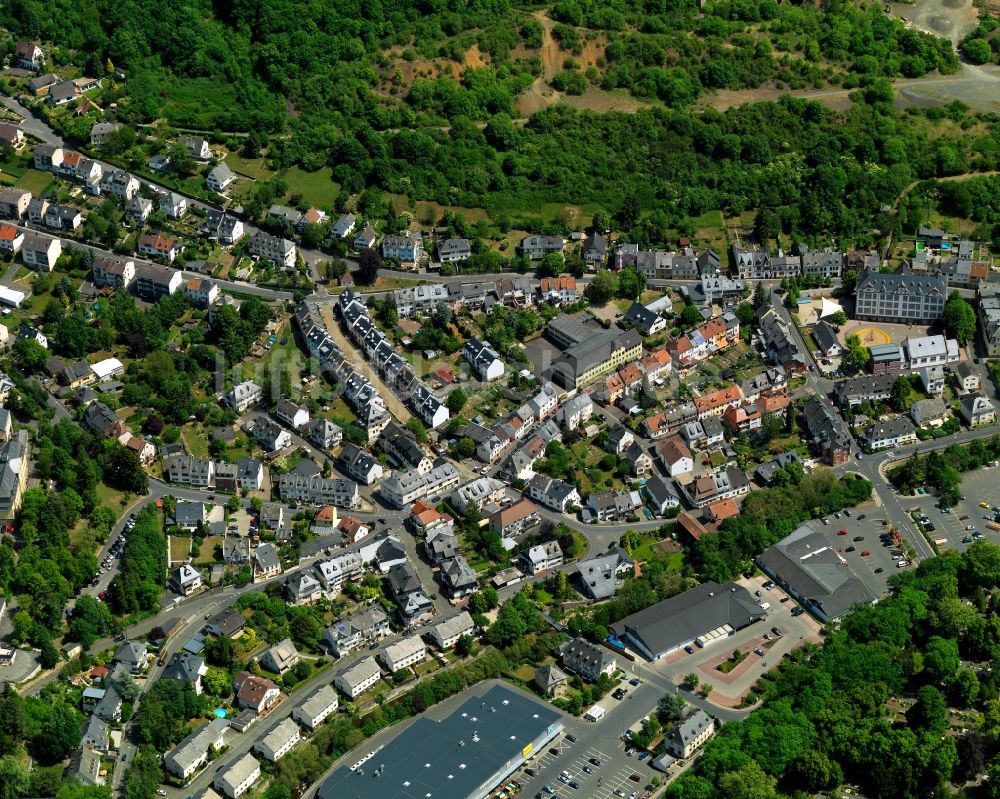 Kirn von oben - Stadtansicht von Kirn im Bundesland Rheinland-Pfalz