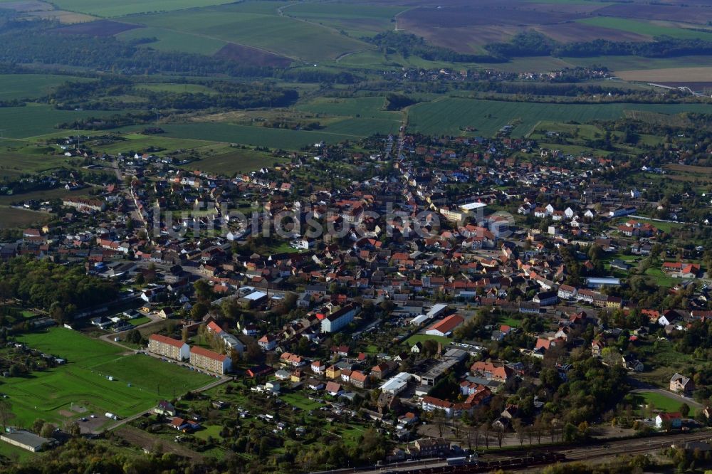 Luftbild Könnern - Stadtansicht von Könnern im Bundesland Sachsen-Anhalt