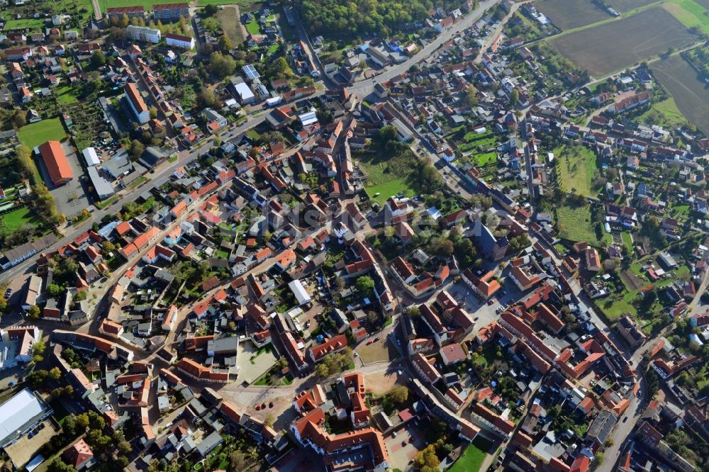 Luftbild Könnern - Stadtansicht von Könnern im Bundesland Sachsen-Anhalt