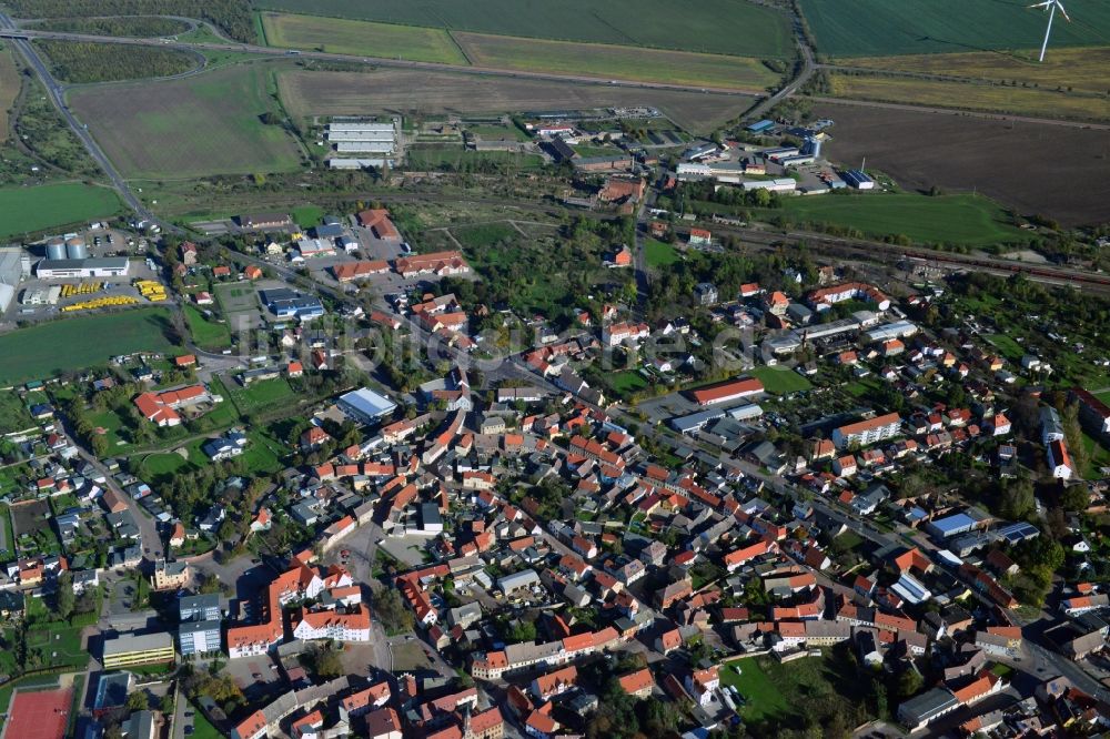 Luftbild Könnern - Stadtansicht von Könnern im Bundesland Sachsen-Anhalt