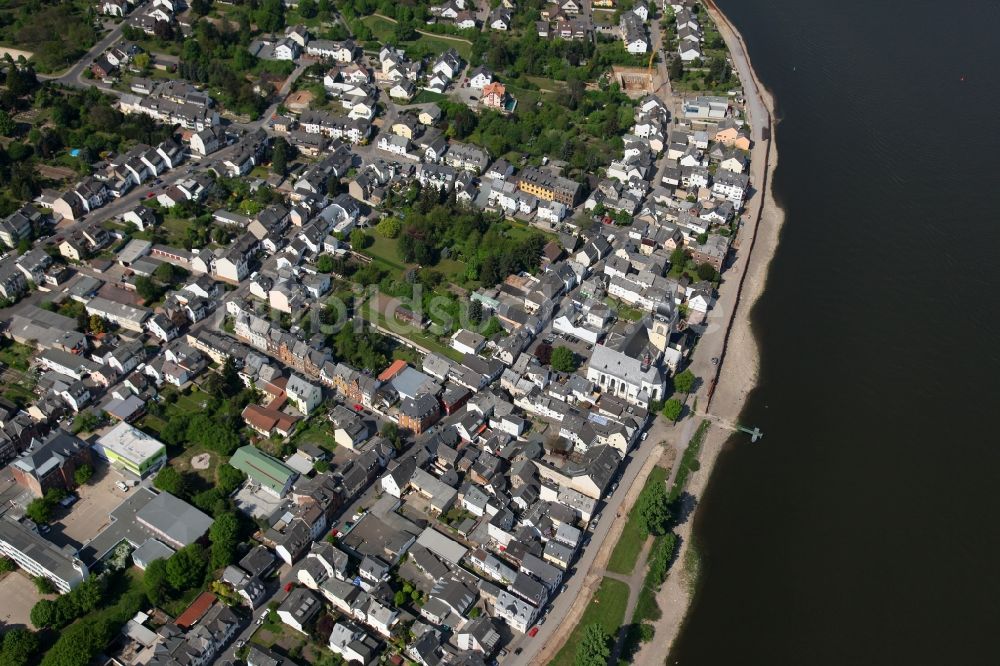 Koblenz OT Neuendorf von oben - Stadtansicht von Koblenz-Neuendorf im Bundesland Rheinland-Pfalz