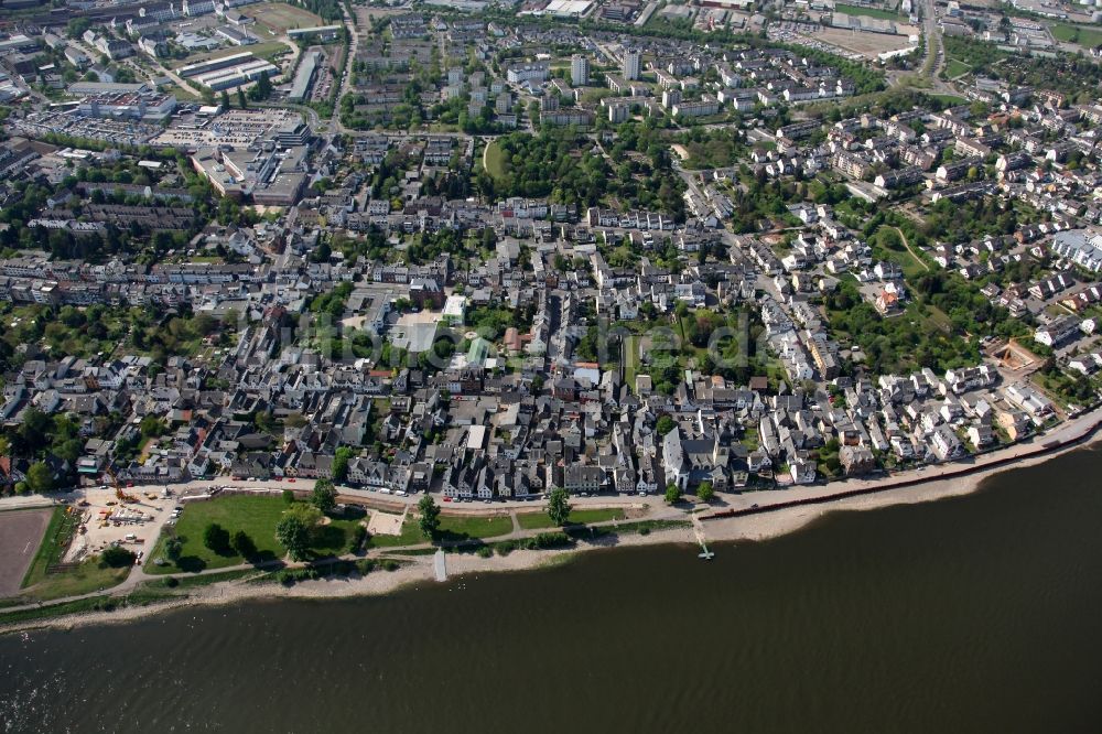 Koblenz OT Neuendorf aus der Vogelperspektive: Stadtansicht von Koblenz-Neuendorf im Bundesland Rheinland-Pfalz