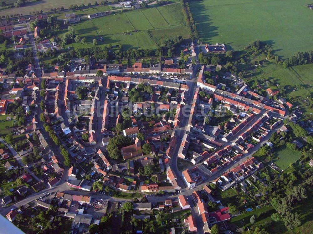 Kremmen (Brandenburg) aus der Vogelperspektive: Stadtansicht - Kremmen (Brandenburg)