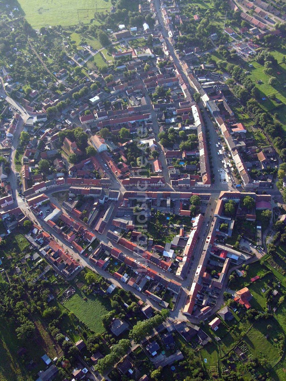 Luftaufnahme Kremmen (Brandenburg) - Stadtansicht - Kremmen (Brandenburg)