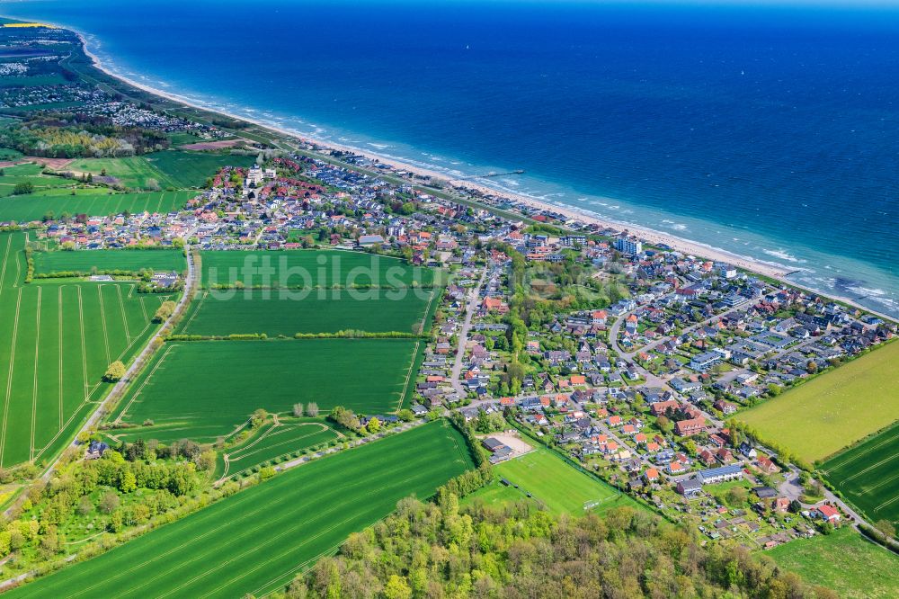 Luftbild Dahme - Stadtansicht am Küstenbereich der Ostsee in Dahme im Bundesland Schleswig-Holstein, Deutschland