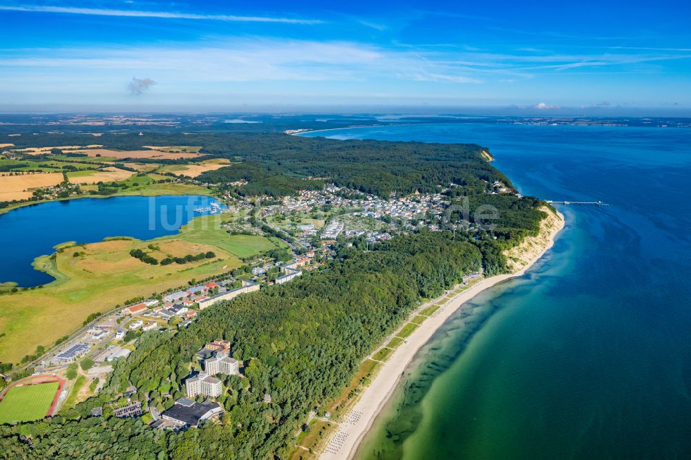 Luftbild Ostseebad Sellin - Stadtansicht am Küstenbereich der Ostsee in Ostseebad Sellin im Bundesland Mecklenburg-Vorpommern, Deutschland