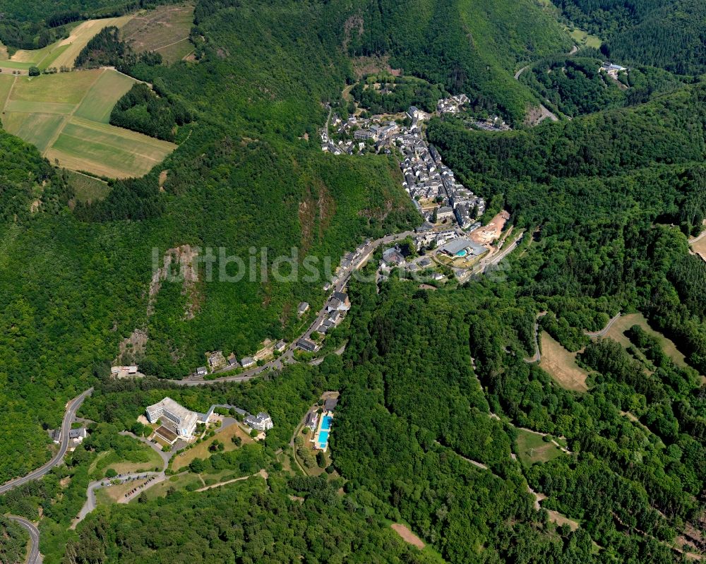 Luftbild Bad Bertrich - Stadtansicht vom Kurort Bad Bertrich im Bundesland Rheinland-Pfalz