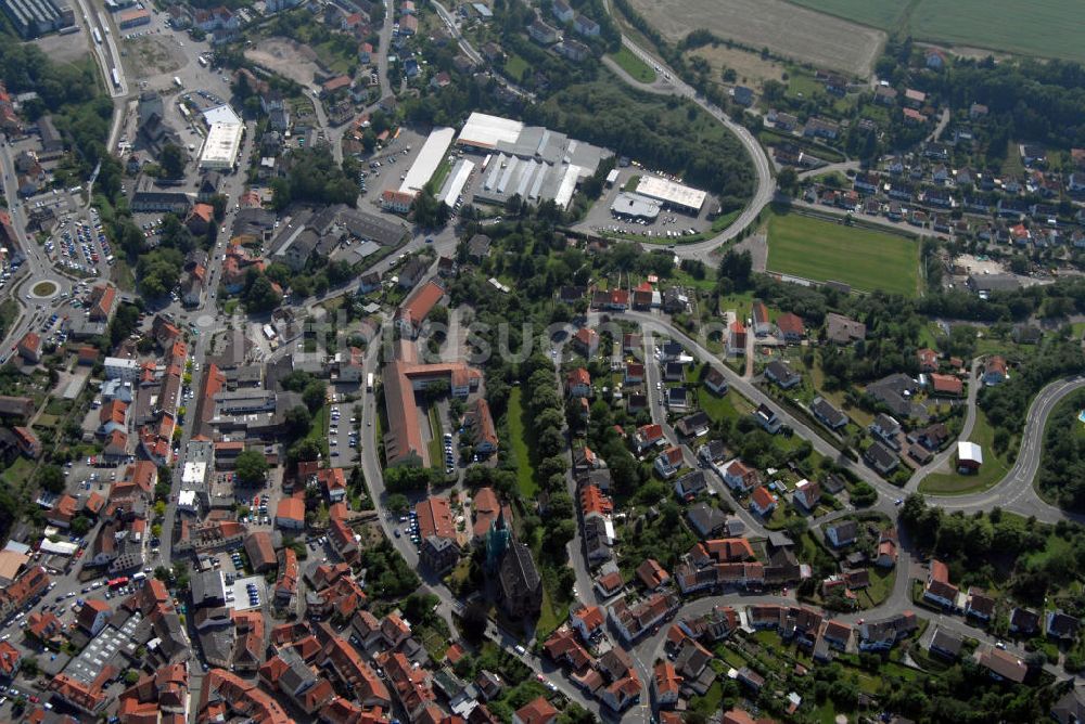 Kusel aus der Vogelperspektive: Stadtansicht Kusel