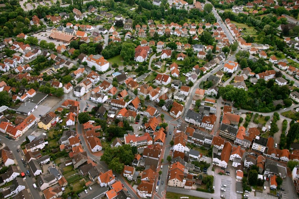 Lage aus der Vogelperspektive: Stadtansicht von Lage im Bundesland Nordrhein-Westfalen