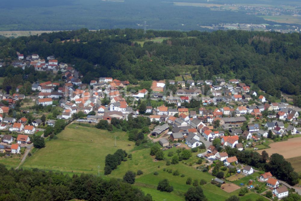 Bruchmühlbach-Miesau / OT Lambsborn von oben - Stadtansicht Lambsborn bei Bruchmühlbach-Miesau