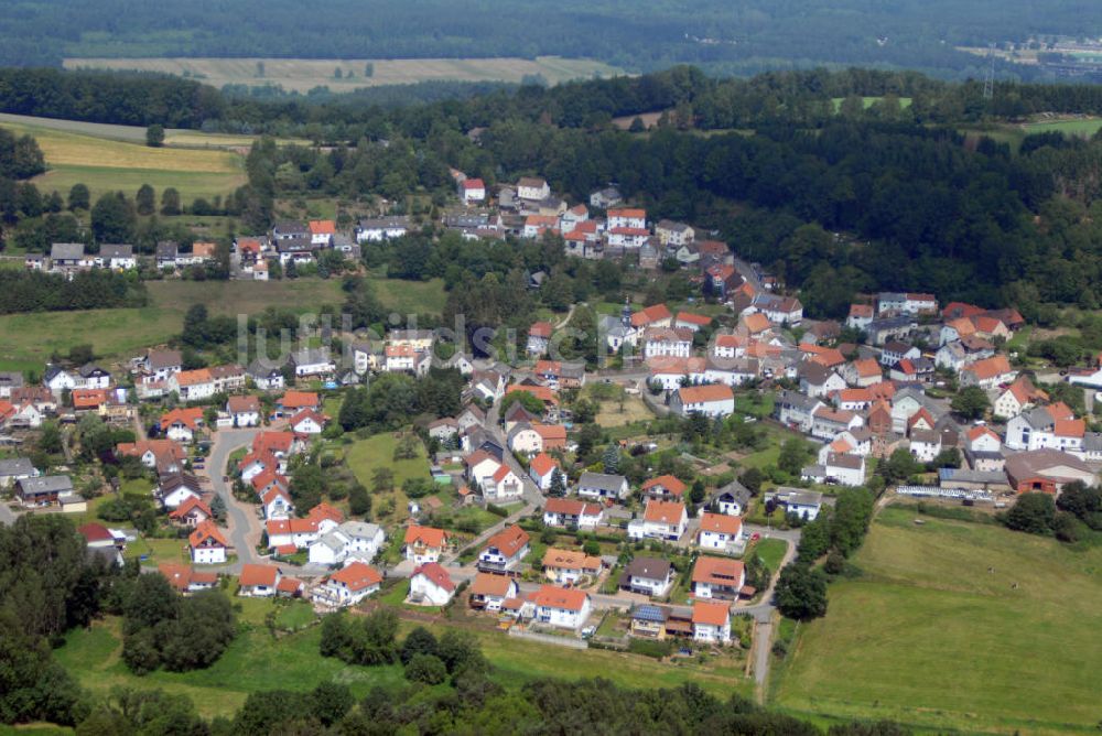 Bruchmühlbach-Miesau / OT Lambsborn aus der Vogelperspektive: Stadtansicht Lambsborn bei Bruchmühlbach-Miesau