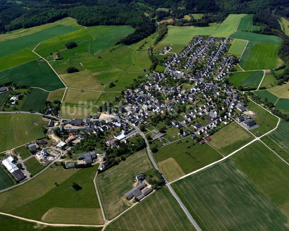 Laufersweiler aus der Vogelperspektive: Stadtansicht von Laufersweiler im Bundesland Rheinland-Pfalz