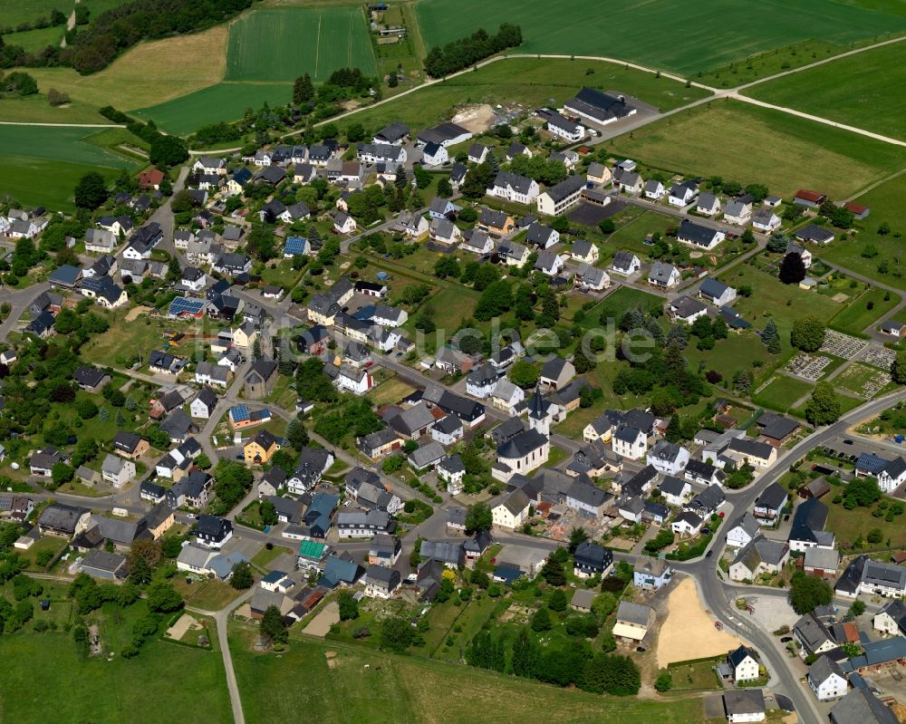 Luftaufnahme Laufersweiler - Stadtansicht von Laufersweiler im Bundesland Rheinland-Pfalz