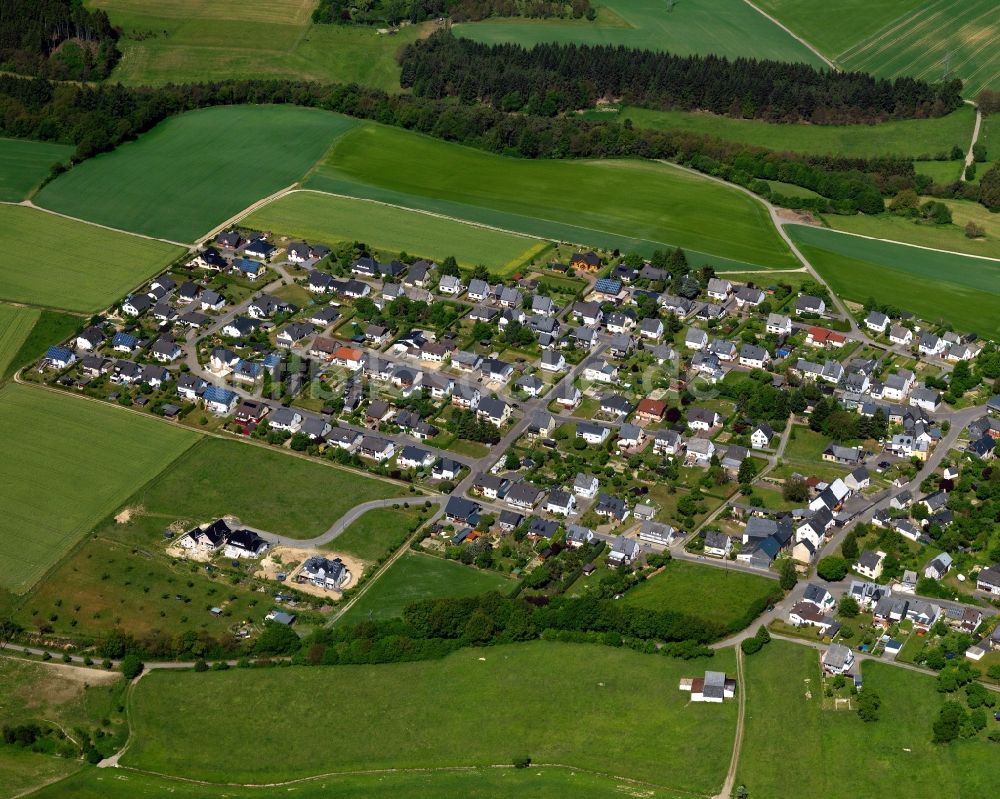 Laufersweiler von oben - Stadtansicht von Laufersweiler im Bundesland Rheinland-Pfalz