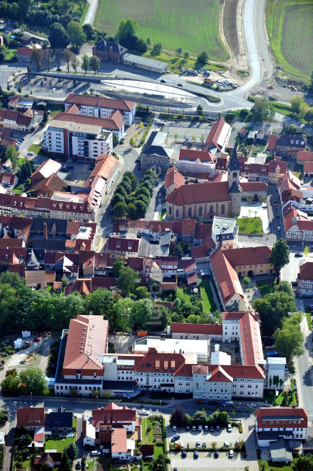 Luftaufnahme Leinefelde-Worbis - Stadtansicht Leinefelde-Worbis in Thüringen