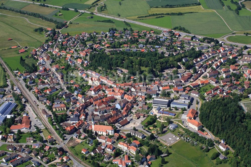 Luftbild Löffingen - Stadtansicht von Löffingen im Bundesland Baden-Württemberg