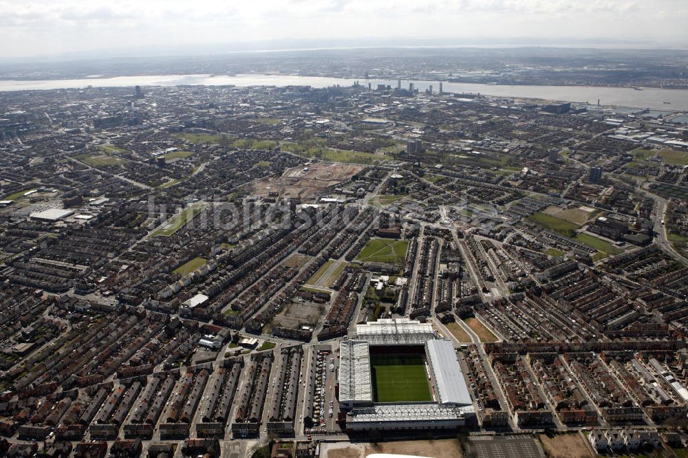 Liverpool von oben - Stadtansicht von Liverpool