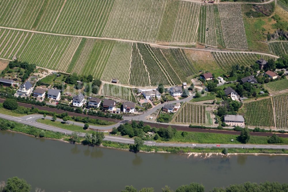 Lorch aus der Vogelperspektive: Stadtansicht von Lorch im Bundesland Hessen