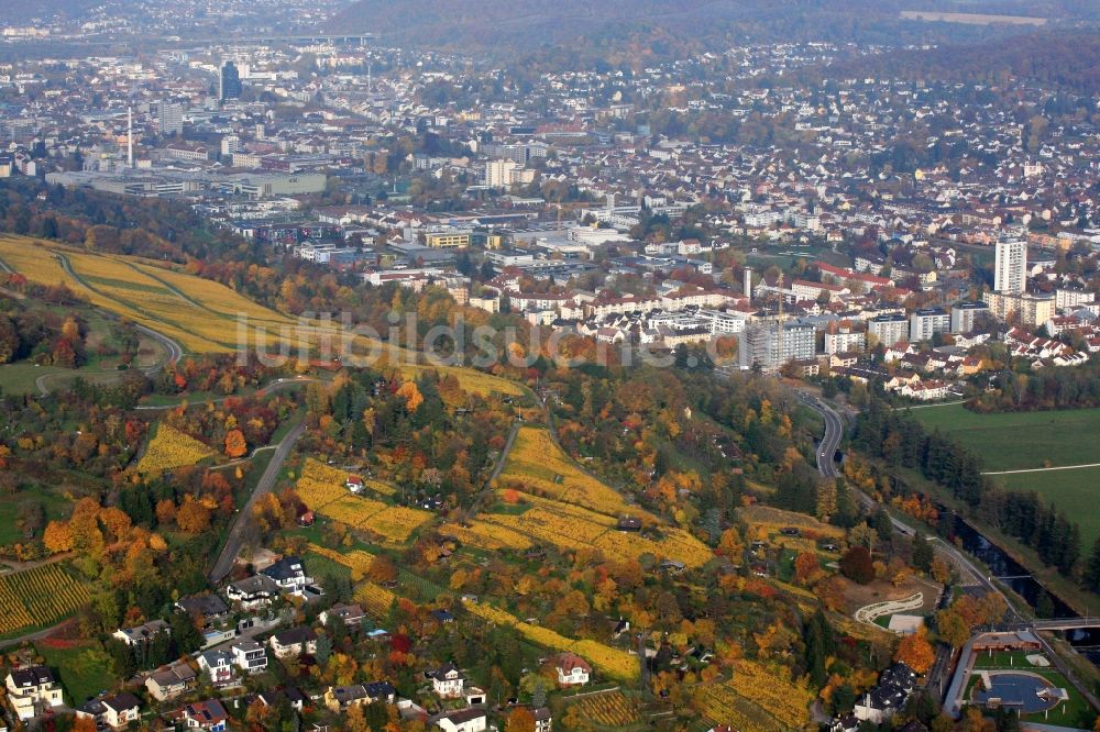 Lörrach von oben - Stadtansicht von Lörrach im Bundesland Baden-Württemberg