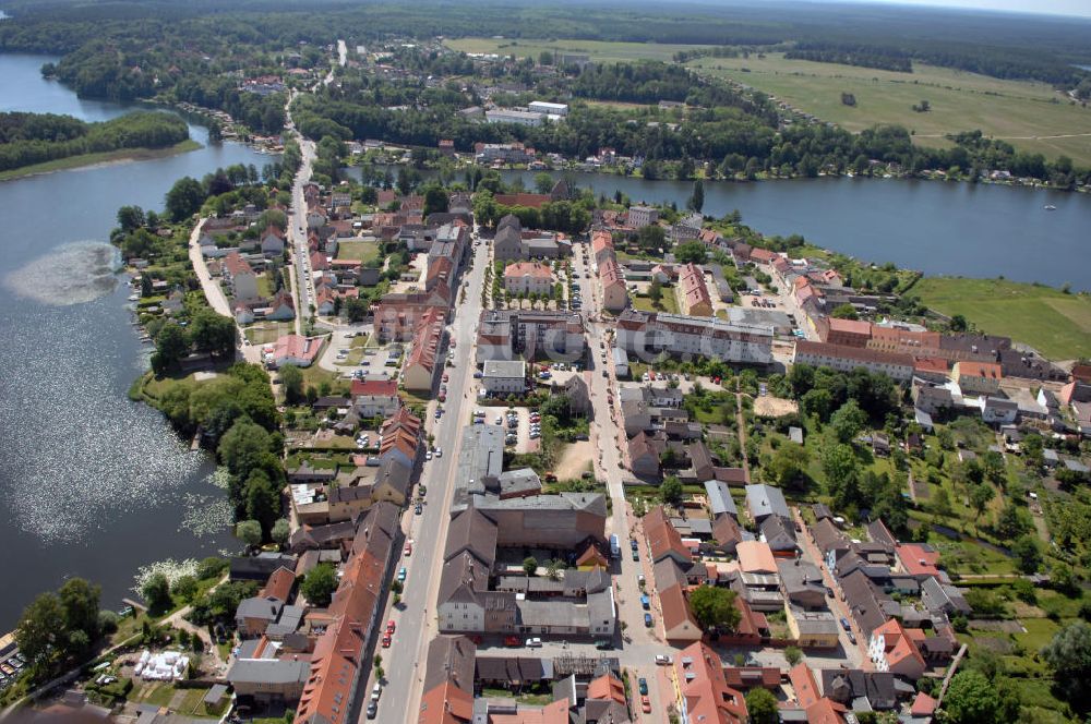 Luftaufnahme LYCHEN - Stadtansicht Lychen