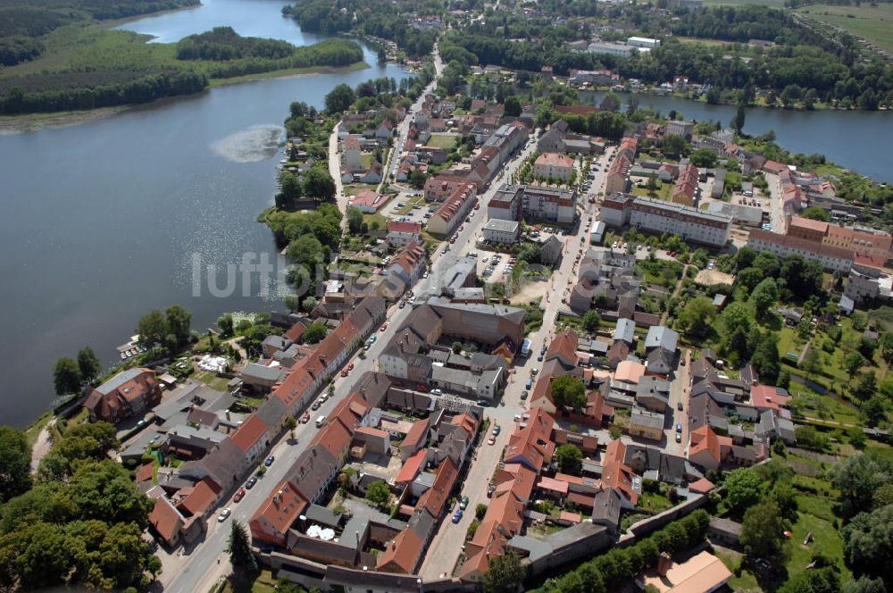 LYCHEN von oben - Stadtansicht Lychen